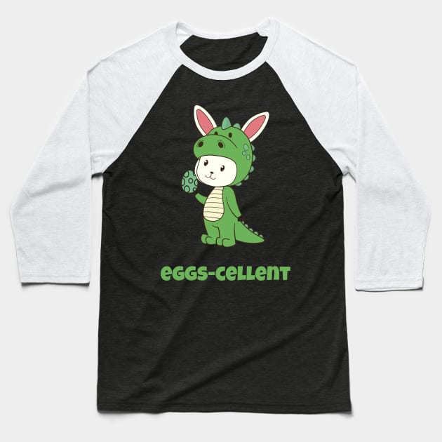 Eggs Cellent Easter T Rex Dinosaur Eggcellent Shirt For Kids T-Shirt Baseball T-Shirt by DDJOY Perfect Gift Shirts